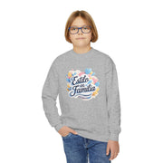 Youth Crewneck Sweatshirt | Family Style Pullover, Gift for Kids, Cozy Casual Wear, Holiday Apparel, Family Gatherings