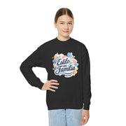Youth Crewneck Sweatshirt | Family Style Pullover, Gift for Kids, Cozy Casual Wear, Holiday Apparel, Family Gatherings