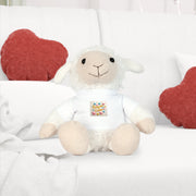 Adorable Plush Toy with Custom T-Shirt | Teddy Bear, Bunny, Elephant, Sheep – Perfect Gift for Kids & Baby Showers