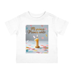 First Birthday Infant T-Shirt, Cute Baby Tee, 1st Birthday Gift, Baby Shower Present, Celebration Clothing, Customizable Tee