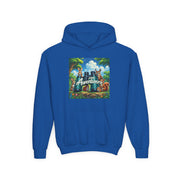 Youth Adventure Hoodie - Explore Dreams, Adventurous Spirit, Fun Gift, Cozy Layer, Kids Travel Wear
