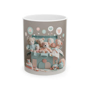 Adorable Ceramic Mug – Kids Birthday Gift, Nursery Decor, Baby Shower Present, Personalized Coffee Cup