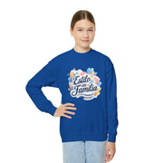 Youth Crewneck Sweatshirt | Family Style Pullover, Gift for Kids, Cozy Casual Wear, Holiday Apparel, Family Gatherings