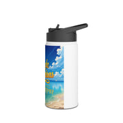 Stylish Water Bottle | Stainless Steel Drinkware, Beach Lover Gift, Summer Accessory, Travel Hydration, Eco-Friendly Product