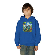 Youth Adventure Hoodie - Explore Dreams, Adventurous Spirit, Fun Gift, Cozy Layer, Kids Travel Wear