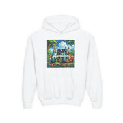 Youth Adventure Hoodie - Explore Dreams, Adventurous Spirit, Fun Gift, Cozy Layer, Kids Travel Wear