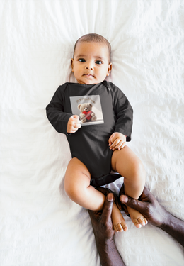 Adorable Baby Bodysuit – Personalized Infant Outfit, Cute Long Sleeve Romper for Baby Shower & Everyday Comfort